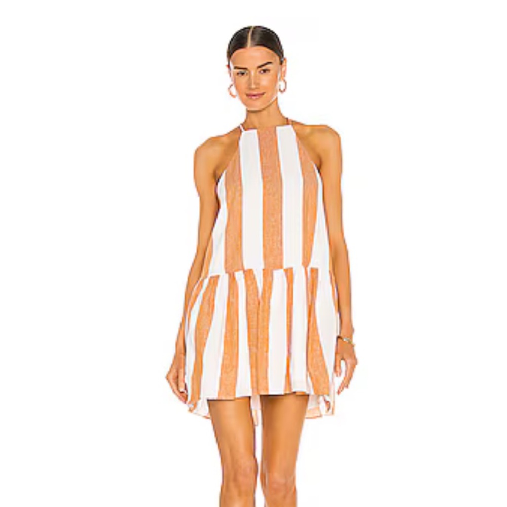 Amy Dress in Ginger Ivory Stripe
AMANDA UPRICHARD